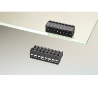 31009102 (2 Pole vertical screw female plug terminal block 5mm pitch 13.5A 150V - Hylec APL Electrical Components)