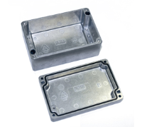 31068003 (Series 68 - High impact IP68 rated diecast enclosures available in natural aluminium and powder coat Silver Grey or black