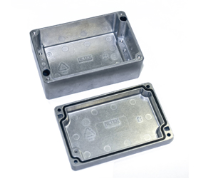 31068009 (Series 68 - High impact IP68 rated diecast enclosures available in natural aluminium and powder coat Silver Grey or black