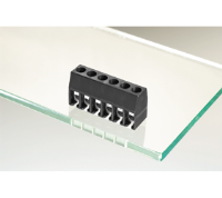 31069103 (3 Pole horizontal screw PCB terminal block 5mm pitch 24A 250V - Hylec APL Electrical Components)