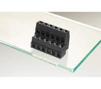 31092104 (4 Pole horizontal screw PCB terminal block 5mm pitch 17.5A 250V - Hylec APL Electrical Components)
