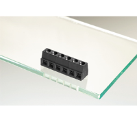 31094102 (2 Pole horizontal screw PCB terminal block 5mm pitch 250V - Hylec APL Electrical Components)