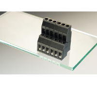 31097104 (4 Pole horizontal screw PCB terminal block 5.08mm pitch 16A 250V - Hylec APL Electrical Components)