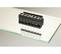 31207103 (3 Pole horizontal screw female plug terminal block 5mm pitch 13.5A 250V - Hylec APL Electrical Components)