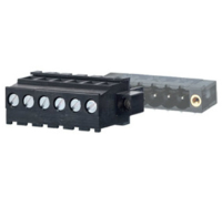 31218102 (2 Pole horizontal screw female plug terminal block 5.08mm pitch 13.5A 320V - Hylec APL Electrical Components)