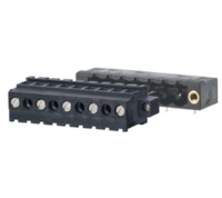 31218205 (5 Pole horizontal screw female plug terminal block 10.16mm pitch 13.5A 630V - Hylec APL Electrical Components)
