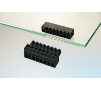 31369105 (5 Pole vertical screw female plug terminal block 3.81mm pitch 9A 160V - Hylec APL Electrical Components)
