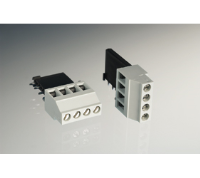 31386102 (2 Pole horizontal screw PCB terminal block 5mm pitch 24A 250V - Hylec APL Electrical Components)