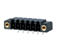 31390107 (7 Pole horizontal pin headers 3.81mm pitch 10A 130V - Hylec APL Electrical Components)