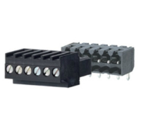 31514102 (2 Pole horizontal screw female plug terminal block 3.5mm pitch 10A 130V - Hylec APL Electrical Components)