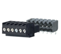 31514109 (9 Pole horizontal screw female plug terminal block 3.5mm pitch 10A 130V - Hylec APL Electrical Components)