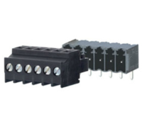 31613102 (2 Pole horizontal screw female plug terminal block 3.5mm pitch 10A 130V - Hylec APL Electrical Components)