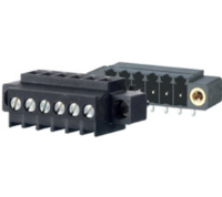 31633102 (2 Pole horizontal screw female plug terminal block 3.5mm pitch 10A 130V - Hylec APL Electrical Components)