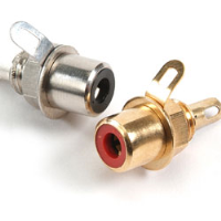 431-0500 (Professional Phono Line Socket Nickel Shell - Deltron Components)