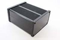 431611 (Sink-Box Series Enclosures - Hammond) - Black - 125mm x 105mm x 60mm - Aluminium - IP54