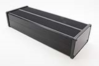 431623 (Sink-Box Series Enclosures - Hammond) - Black - 285mm x 105mm x 60mm - Aluminium - IP54