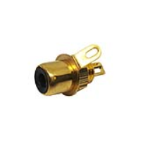 432-0100 (Professional Phono Line Socket Gold Shell - Deltron Components)