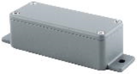 457-0010A (IP54 Series Flanged Enclosures - Deltron) - Grey - 89.2mm x 35.1mm x 29.5mm - ADC12 - IP54