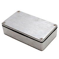 480-C020 (IP68 Series EMI / RFI Enclosures - Deltron) - Natural - 114.3mm x 63.5mm x 30.5mm - ADC12 - IP68