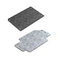 4MP1308 (Heavy Duty Enclosures Mounting Plates - Deltron) - Natural - 114.7mm x 64mm x 1.5mm - Steel