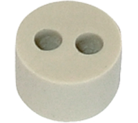 6000089MA (2 Hole white grommet reducer insert white - Hylec APL Electrical Components)
