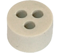 6000106MA (3 Hole white grommet reducer insert - Hylec APL Electrical Components)