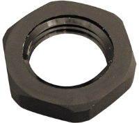 6000157CC (Black M20 locknut - Hylec APL Electrical Components)