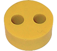 600030600 (2 Hole yellow grommet reducer insert - Hylec APL Electrical Components)