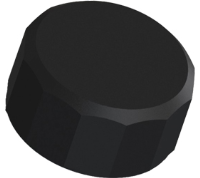 6000335BC (Black closure cap - Hylec APL Electrical Components)