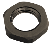 6040050CC (Black PG16 locknut - Hylec APL Electrical Components)