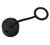 6DB00900C (Black closure cap for TH405-406-409 with silicon belt - Hylec APL Electrical Components)