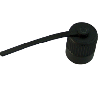 6DB02100C (Black sealing cap with silicon belt for TH384 - Hylec APL Electrical Components)