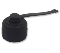 6DB02210C (Black closure cap for panel mounting instiallation - Hylec APL Electrical Components)