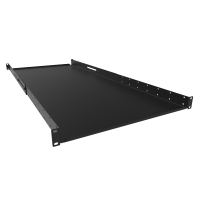 ADSU3642BK (ADS Series Rack Shelf - Hammond) - Black - 483mm x 44mm - 14 Gauge Steel