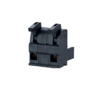 ASP0490222 (2 Pole vertical spring PCB terminal block 10mm pitch A V - Hylec APL Electrical Components)