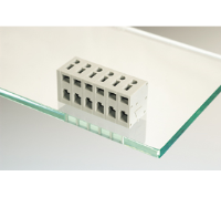 AST0650504 (5 Pole horizontal spring PCB terminal block 5mm pitch 12A 250V - Hylec APL Electrical Components)