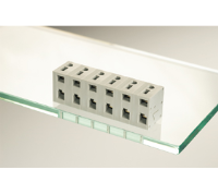 AST0670704 (7 Pole horizontal spring PCB terminal block 7.5mm pitch 10A 400V - Hylec APL Electrical Components)