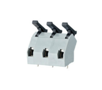 AST1390204 (2 Pole 45 degree spring PCB terminal block 10mm pitch A V - Hylec APL Electrical Components)