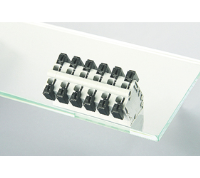 AST1880204 (2 Pole 60 degree spring PCB terminal block 7.62mm pitch 16A 500V - Hylec APL Electrical Components)