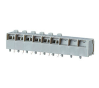 AST2070204 (2 Pole 45 degree spring PCB terminal block 7.5mm pitch 16A 250V - Hylec APL Electrical Components)