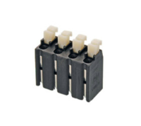 AST2150222 (2 Pole vertical spring PCB terminal block 5mm pitch 17.5A 250V - Hylec APL Electrical Components)