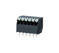 AST2330222 (2 Pole 45 degree spring PCB terminal block 3.5mm pitch 17.5A 130V - Hylec APL Electrical Components)