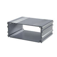 B3-080BK (Series 3 Extruded Aluminium Enclosures - Box Enclosures Ltd) - Black - 80mm x 108.5mm x 45mm - Aluminium