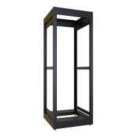 C2F195623BK1 (C2 Series Modular Equipment Storage Rack Cabinet - Hammond Manufacturing) - 32U 19W 23D C2 Frame (Black)