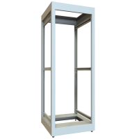 C2F195623LG1 (C2 Series Modular Equipment Storage Rack Cabinet - Hammond Manufacturing) - 32U 19W 23D C2 Frame (Light Gray)