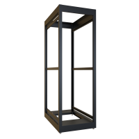 C2F196336BK1 (C2 Series Modular Equipment Storage Rack Cabinet - Hammond Manufacturing) - 36U 19W 36D C2 Frame (Black)