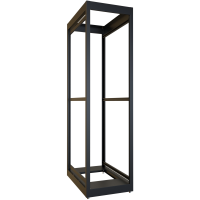 C2F197836BK1 (C2 Series Modular Equipment Storage Rack Cabinet - Hammond Manufacturing) - 45U 19W 36D C2 Frame (Black)