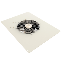 C2T1923F10LG1 (C2TF Series Fan Top Panel - Hammond Manufacturing) - 10FAN 19 X 23 FAN TOP GREY