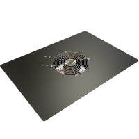 C2T1936F10BK1 (C2TF Series Fan Top Panel - Hammond Manufacturing) - 10FAN 19 X 36 FAN TOP BLACK