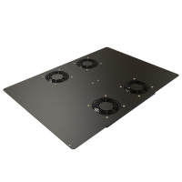 C2T1936F4TBK1 (C2TF Series Fan Top Panel - Hammond Manufacturing) - 19X36 FAN TOP BLACK W/THERMO